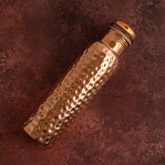 Handcrafted Pure Copper Water Bottle